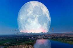 عکس ماه غزلی عاشقانه از دکتر حجت‌اله سلیمانی شاپور Picture of the Moon A Romantic Ghazal by Dr. Hojatollah Soleimani Shapur